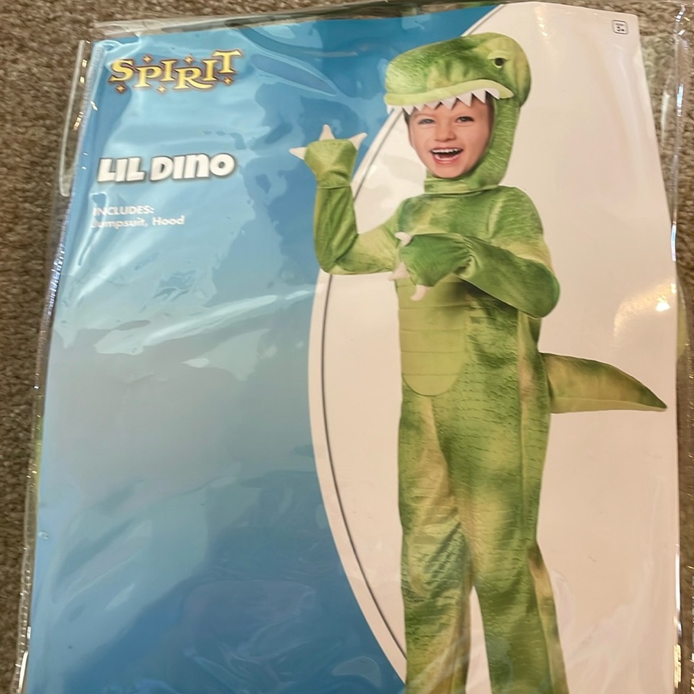 Spirit Halloween - lil Dino costume 3T/4T